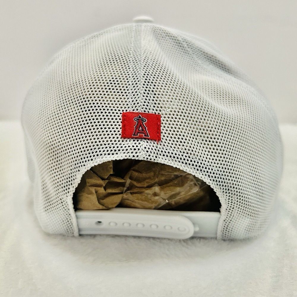 '47 Brand Los Angeles Angels Fairway Trucker Hat‎ Cap Adjustable White Rope MLB - Picture 4 of 6